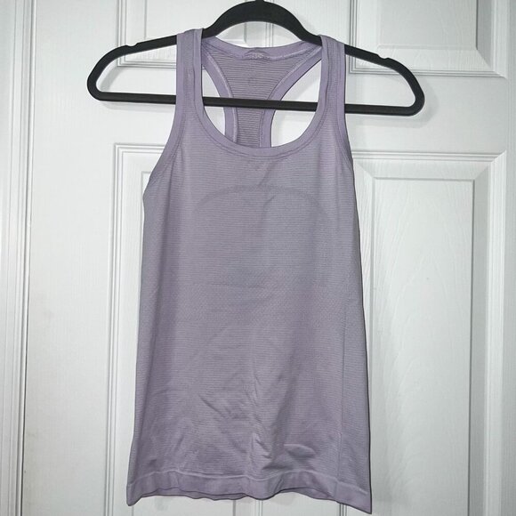 Lululemon Swiftly Tech Racerback 2.0 Light Purple Size 4 - Picture 2 of 5